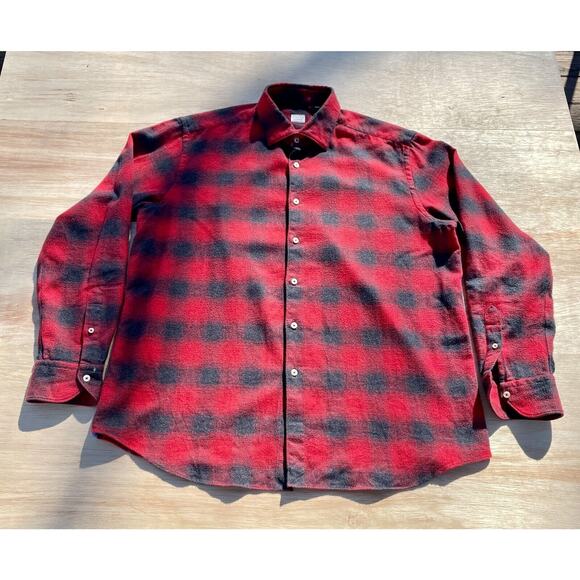 Xacus Evolution Fit Button Up Shirt Long Sleeve Men's Casual Plaid‎ XL - Picture 1 of 7